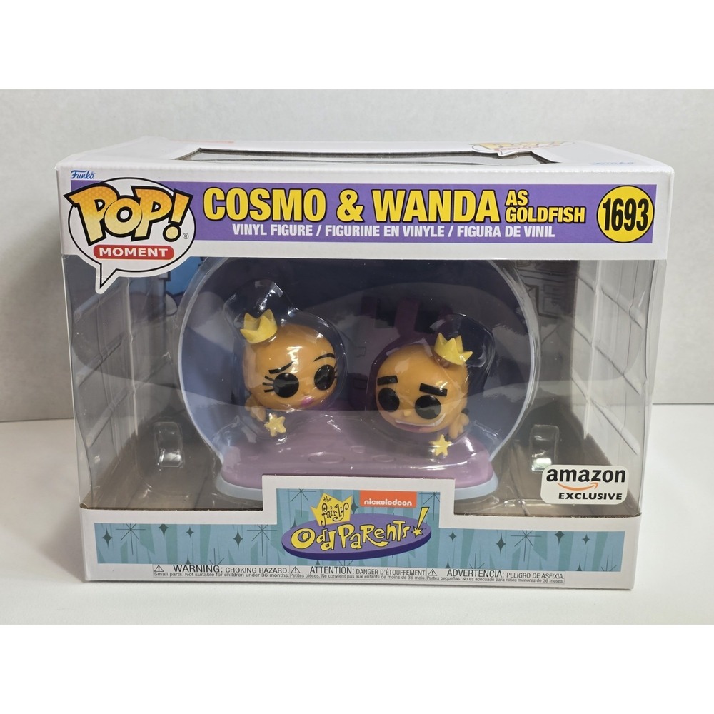 Funko Pop Moment: Fairly Odd Parents Cosmo And Wanda As Goldfish Vinyl Figure